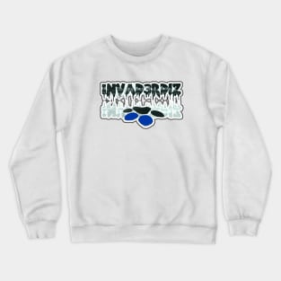 Invader Blue Paws Crewneck Sweatshirt